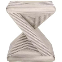 Table d'appoint Matvey - ACC6701 - Blanc délavé - Safavieh