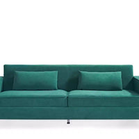 Canapé Whisen 85.8 en Velours, Canapé Moderne et Élégant 4 Places avec Confort Luxueux et Doux, Facile à Entretenir