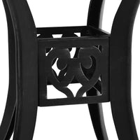 vidaXL Ensemble de bistrot en aluminium moulé, durable, rond