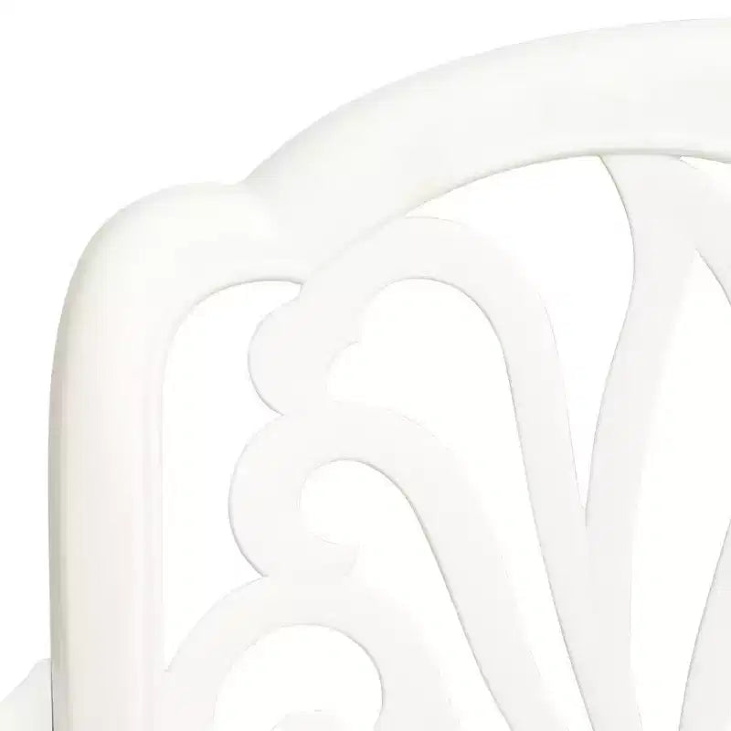 vidaXL Ensemble de bistrot en aluminium moulé, durable, rond
