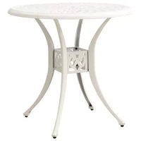 vidaXL Ensemble de bistrot en aluminium moulé, durable, rond