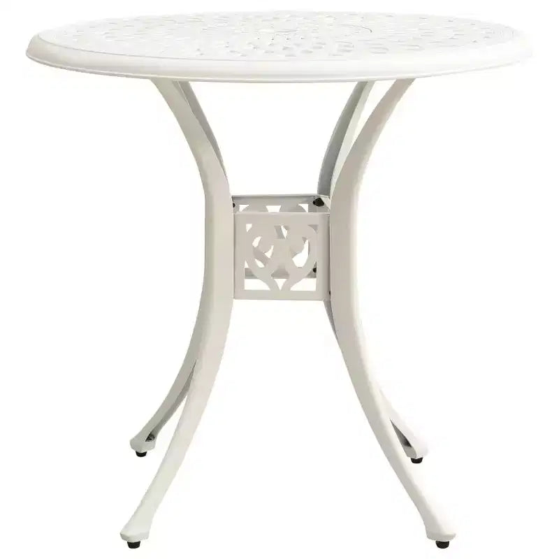 vidaXL Ensemble de bistrot en aluminium moulé, durable, rond