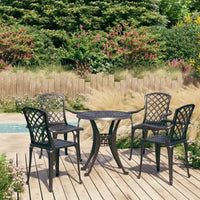 vidaXL Ensemble bistrot aluminium moulé