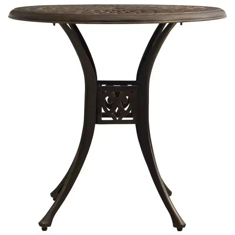 vidaXL Ensemble bistrot aluminium moulé