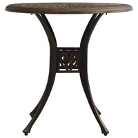 vidaXL Ensemble bistrot aluminium moulé
