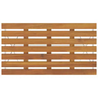 vidaXL Ensemble de bistro pliant - Bois d'acacia massif et acier, Design rectangulaire