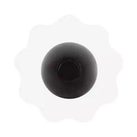 Table d'appoint festonnée Kate and Laurel Acari, 10x22, noire