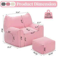 Pouf poire ergonomique Hommpa en forme de chat en velours côtelé avec pouf pour adultes - Canapé de détente ergonomique moelleux, siège gaming et relaxation