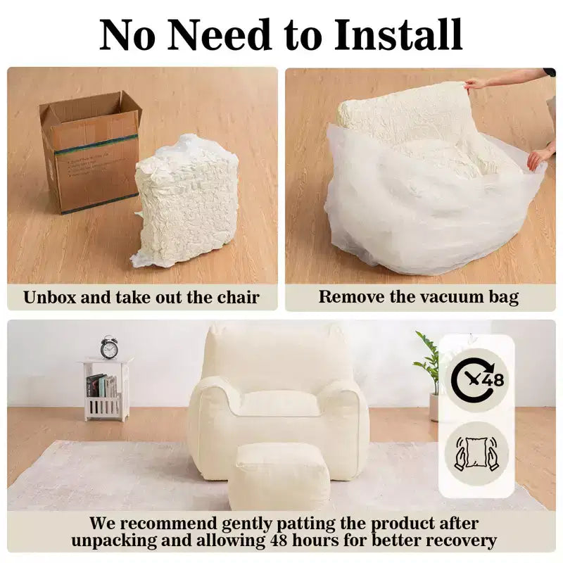Pouf poire ergonomique Hommpa en forme de chat en velours côtelé avec pouf pour adultes - Canapé de détente ergonomique moelleux, siège gaming et relaxation
