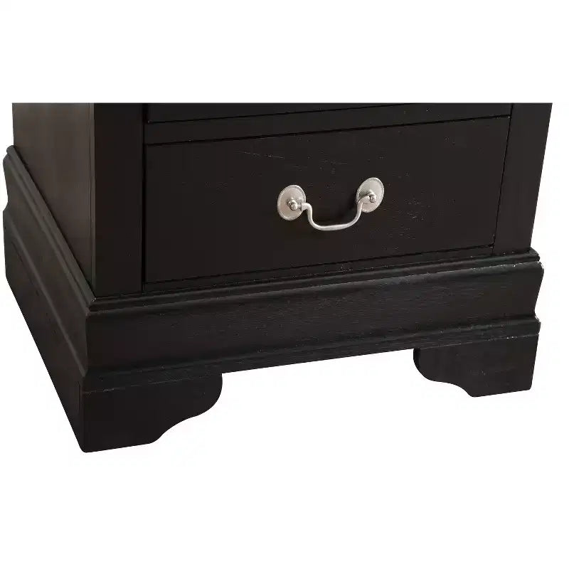 Table de Chevet Rectangulaire en Bois HomeStock pour Salon et Chambre à Coucher