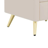 Table de chevet moderne, meuble à 3 tiroirs (N733P208520A)