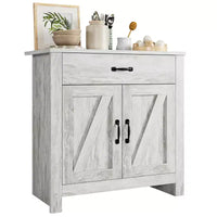 Buffet enfilade, meuble de rangement de cuisine avec tiroirs, porte, étagères réglables, vaisselier autoportant avec buffet