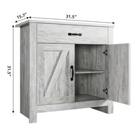 Buffet enfilade, meuble de rangement de cuisine avec tiroirs, porte, étagères réglables, vaisselier autoportant avec buffet