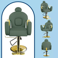Chaise de barbier professionnelle Garvee inclinable, chaise de salon de beauté, chaise de gaming pour salon de coiffure et maison, chaise de salon pivotante 360 pour coiffeur