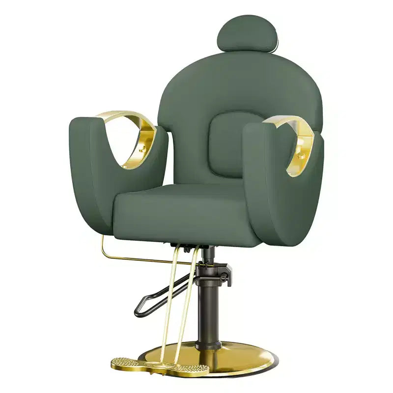 Chaise de barbier professionnelle Garvee inclinable, chaise de salon de beauté, chaise de gaming pour salon de coiffure et maison, chaise de salon pivotante 360 pour coiffeur