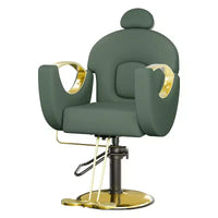 Chaise de barbier professionnelle Garvee inclinable, chaise de salon de beauté, chaise de gaming pour salon de coiffure et maison, chaise de salon pivotante 360 pour coiffeur