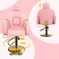 Chaise de barbier professionnelle Garvee inclinable, chaise de salon de beauté, chaise de gaming pour salon de coiffure et maison, chaise de salon pivotante 360 pour coiffeur