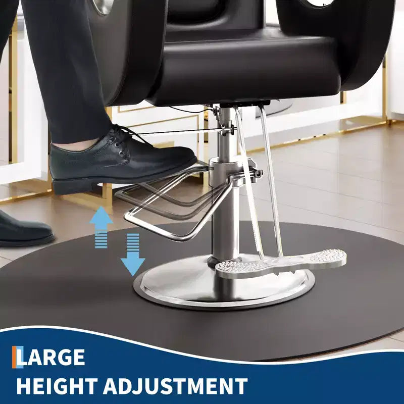 Chaise de barbier professionnelle Garvee inclinable, chaise de salon de beauté, chaise de gaming pour salon de coiffure et maison, chaise de salon pivotante 360 pour coiffeur
