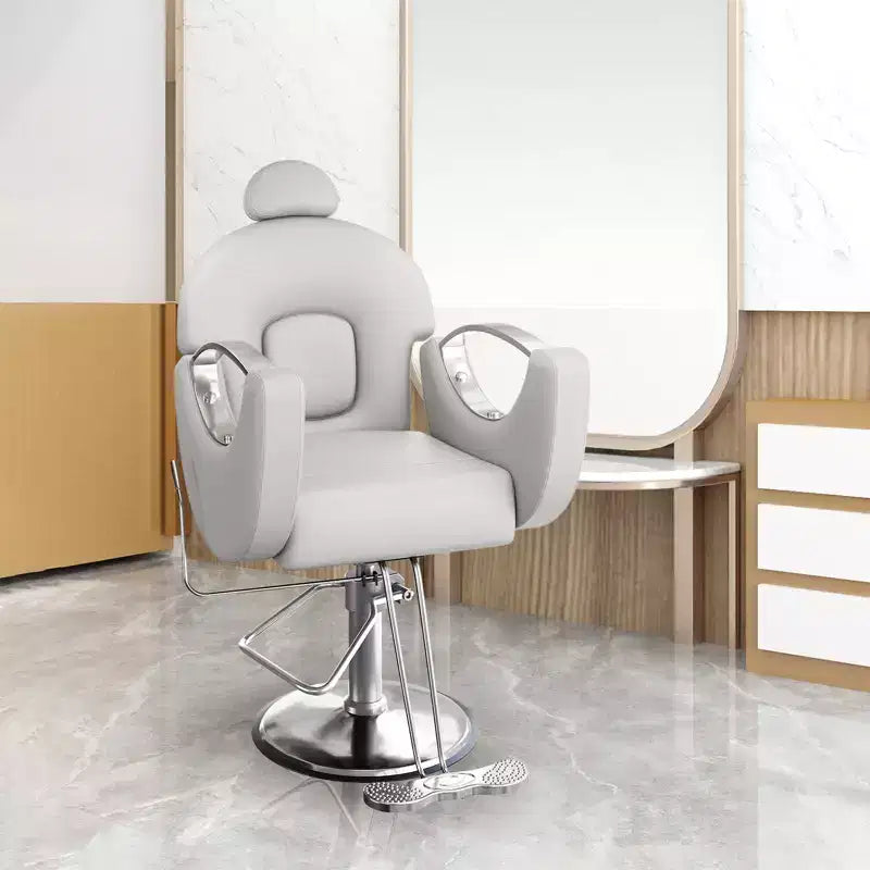 Chaise de barbier professionnelle Garvee inclinable, chaise de salon de beauté, chaise de gaming pour salon de coiffure et maison, chaise de salon pivotante 360 pour coiffeur