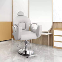 Chaise de barbier professionnelle Garvee inclinable, chaise de salon de beauté, chaise de gaming pour salon de coiffure et maison, chaise de salon pivotante 360 pour coiffeur