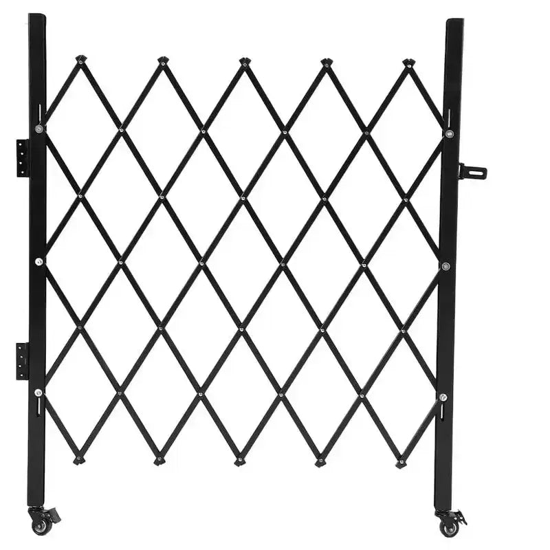 Barrière de sécurité pliable avec roulettes universelles, clôture extensible, barrière roulante à 360°, cour, jardin, garage