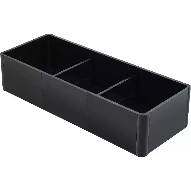 Carré potager surélevé en métal à base ouverte extra long, métal moderne, assemblage par clipsage sans outil, coins arrondis, base ouverte, trous de drainage, pour terrasse, balcon, jardin