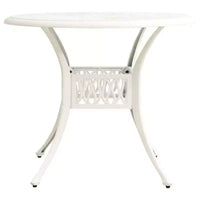 vidaXL Ensemble bistro en fonte d'aluminium Standard pivotant