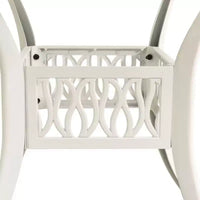 vidaXL Ensemble bistro en fonte d'aluminium Standard pivotant
