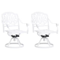 vidaXL Ensemble bistro en fonte d'aluminium Standard pivotant