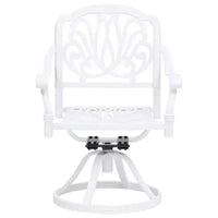 vidaXL Ensemble bistro en fonte d'aluminium Standard pivotant