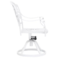 vidaXL Ensemble bistro en fonte d'aluminium Standard pivotant