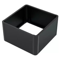 Jardinière carrée en métal Acekool avec base de drainage et assemblage sans outil par encliquetage pour patio, balcon, jardin