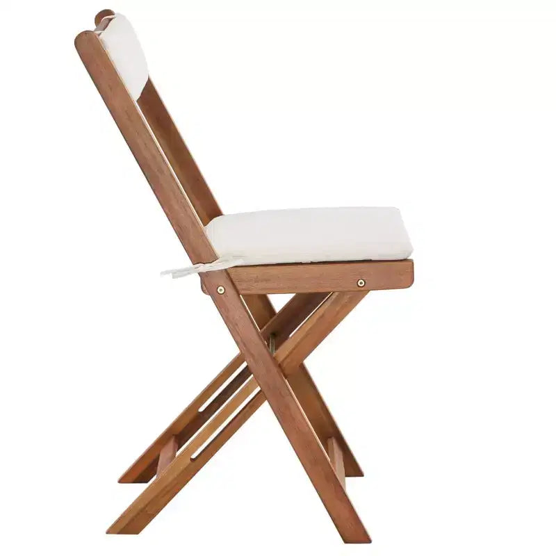 vidaXL Ensemble de bistro Ton bois Bois d'acacia massif Ensemble de bistro pliable