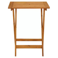 vidaXL Ensemble de bistro Bois d'acacia massif, rotin PE Moyen Pliable