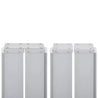 vidaXL Store latéral crème polyester avec revêtement PU 140 x 1000 cm