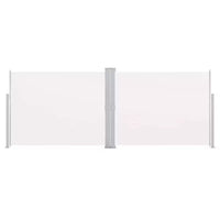 vidaXL Store latéral crème polyester avec revêtement PU 140 x 1000 cm
