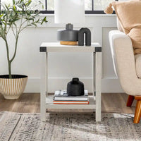 Table d'appoint Middlebrook Kujawa 18 pouces avec pieds en X