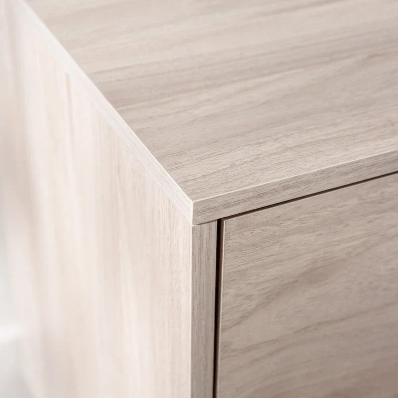 Meuble TV à 2 portes de 60 pouces de style moderne du milieu du siècle Middlebrook