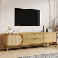 Meuble TV en rotin Modern Farmhouse