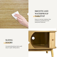 Meuble TV en rotin Modern Farmhouse