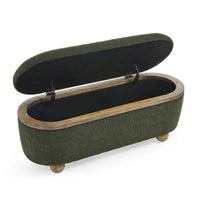 Banc ottoman de rangement, banc ottoman de pied de lit rembourré avec rangement et assise, grand banc de rangement pour couvertures et repose-pieds
