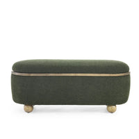 Banc ottoman de rangement, banc ottoman de pied de lit rembourré avec rangement et assise, grand banc de rangement pour couvertures et repose-pieds