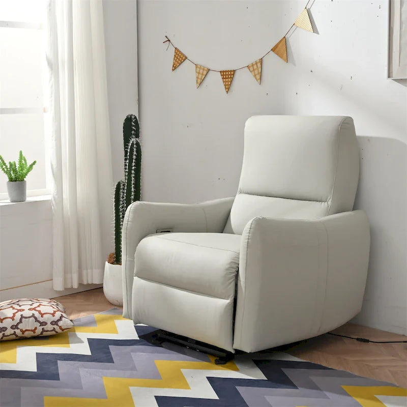 Fauteuil inclinable électrique avec port USB, fauteuil inclinable gain de place près du mur