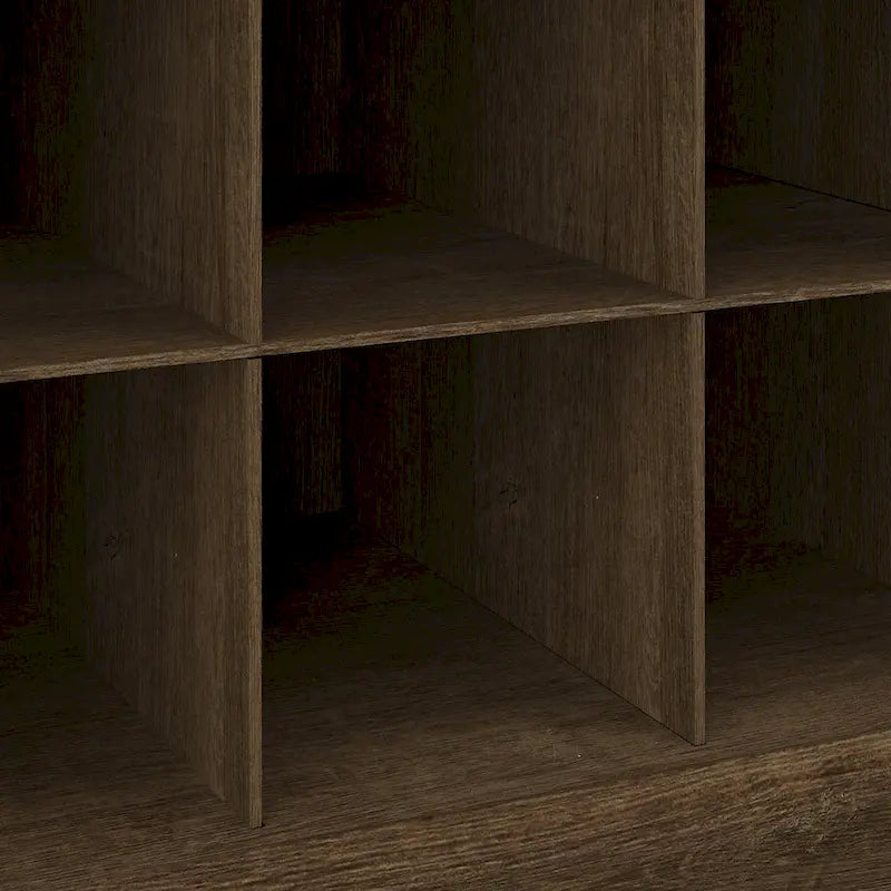 Meuble d'entrée Woodland et petit banc à chaussures avec étagères par Bush Furniture
