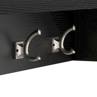 Meuble d'entrée Woodland et petit banc à chaussures avec étagères par Bush Furniture