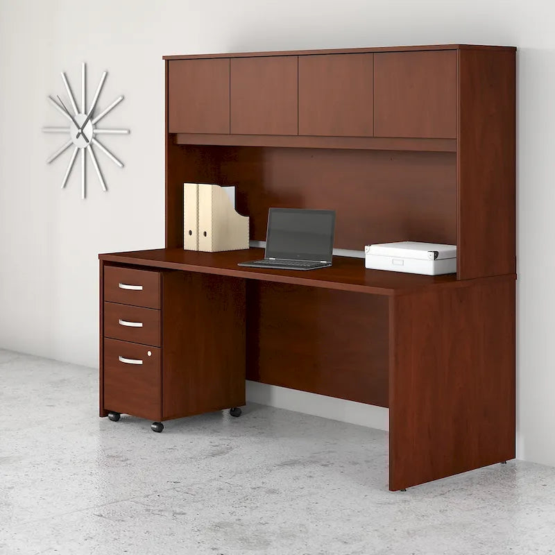 Bureau 72W Studio C avec huche et tiroirs de Bush Business Furniture