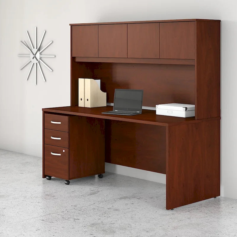 Bureau 72W Studio C avec huche et tiroirs de Bush Business Furniture