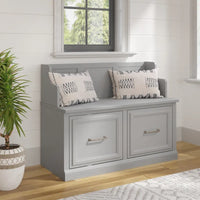 Banc d'entrée Woodland 40W avec portes par Bush Furniture