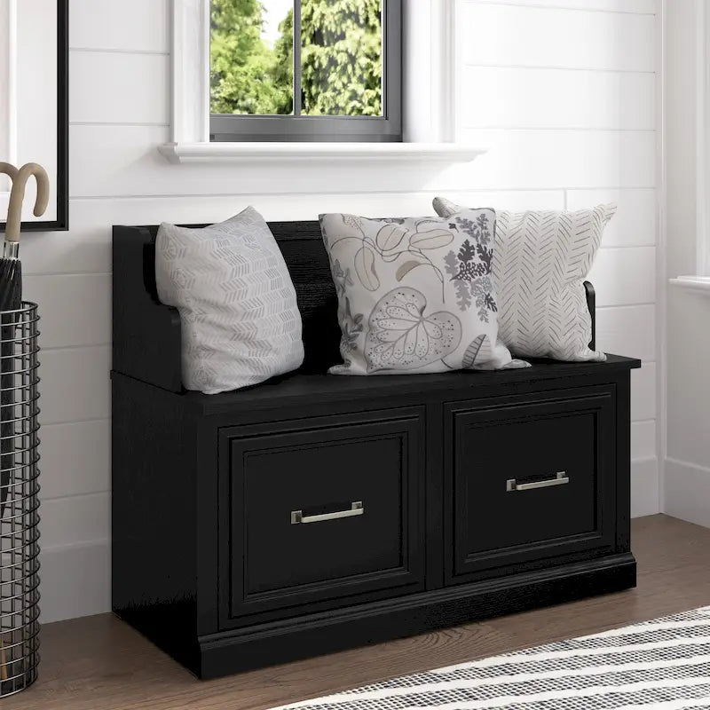 Woodland banc d'entrée 40W avec portes par Bush Furniture