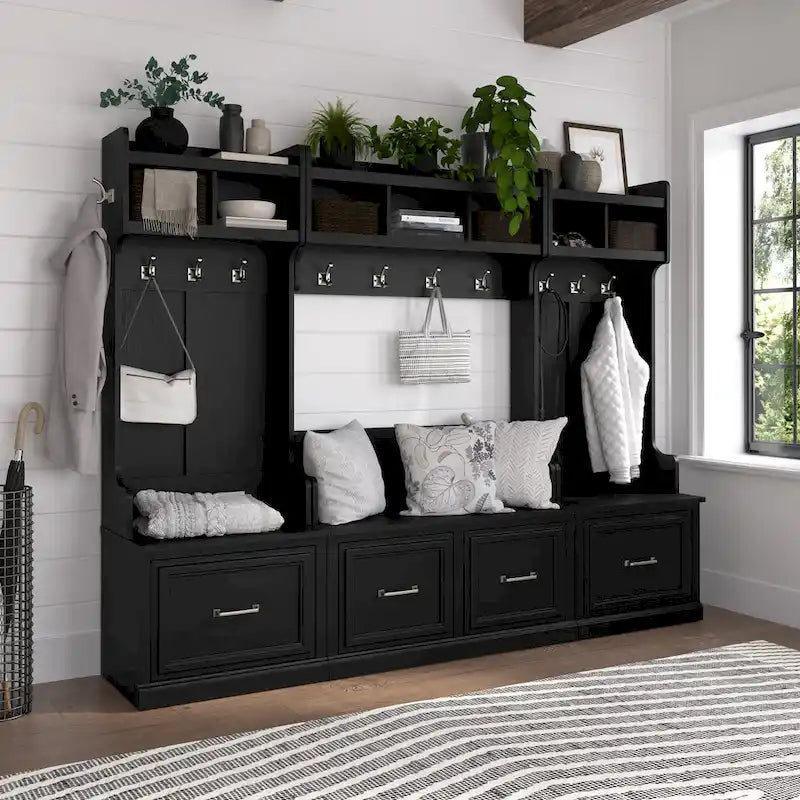 Banc d'entrée Woodland 40W avec portes par Bush Furniture